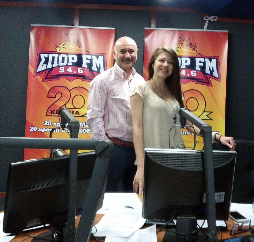 Συνέντευξη στην ραδιοφωνική εκπομπή του SportFM 94,6, "DRIVE & TRAVEL"